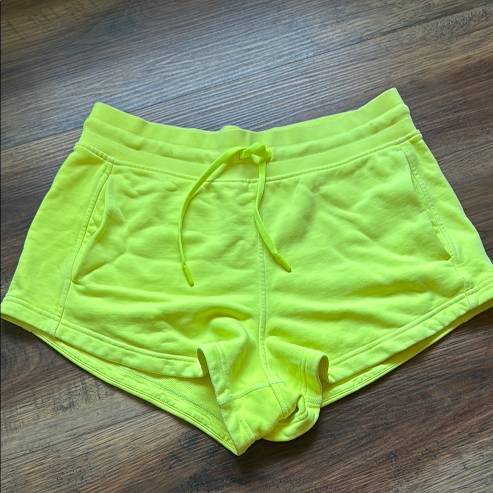 Lululemon Athletica Bright Yellow Athletic Shorts